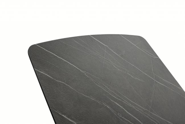 Стол ламинированный обеденный Milo антрацит, темно-серый 2050х1050х750 мм