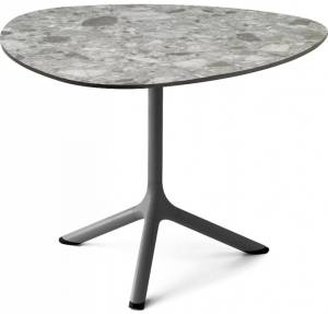 Столик ламинированный кофейный Tripe антрацит, зернистый 640х640х510 мм