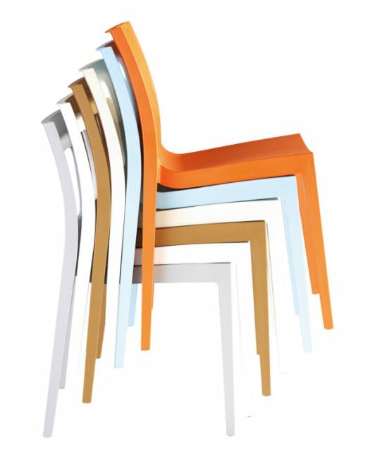 Стул пластиковый Lucca зеленый 420х490х820 мм