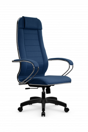 Кресло МЕТТА B 1m 32P/подл.127/осн.001, рогожка b синий