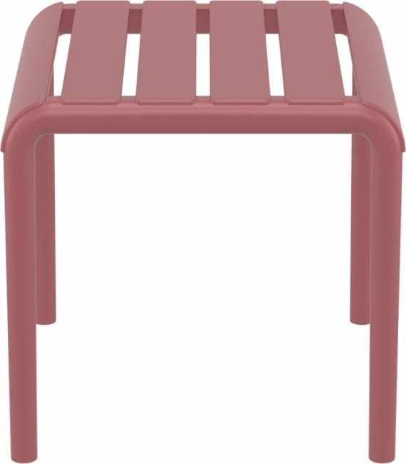 Столик пластиковый журнальный Paris Side Table марсала 420х410х400 мм