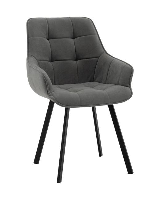 Стул Амальри велюр светло-серый