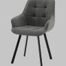 Стул Амальри велюр светло-серый