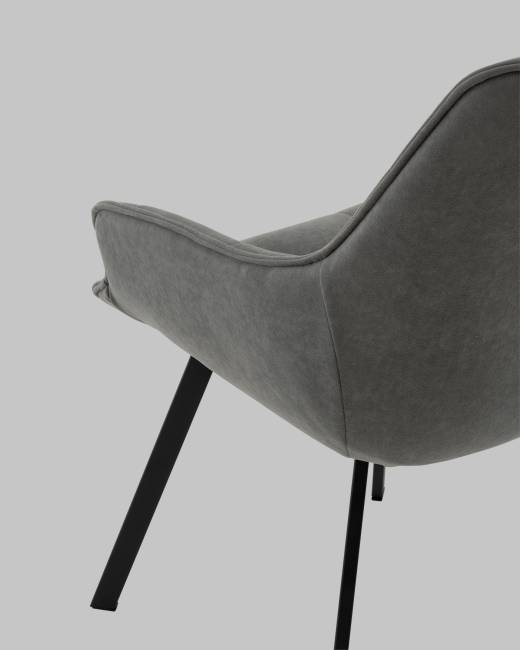 Стул Амальри велюр светло-серый