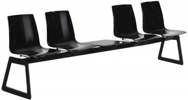 Система с четырьмя сиденьями и столиком X-Treme Bench 2520х540х840 мм Система с четырьмя сиденьями и столиком X-Treme Bench 2520х540х840 мм