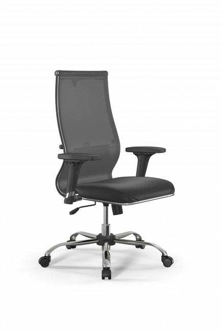 Кресло Sit 10 B2-163D - T+Extra /Km00/Wm12/D02P(M09.B21.G20.W01, серый-черный