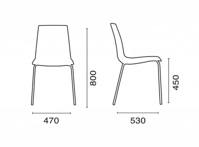 Стул пластиковый X-Treme S Pro зеленый 470х530х800 мм