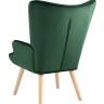 Кресло Хью велюр темно-зеленый
