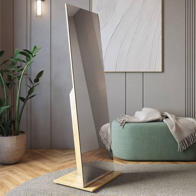 Зеркало напольное Стелла 2 дуб крафт золотой 163,5 см x 50 см