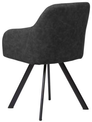 Стул TRAVIS RU-08 PU антрацит, экокожа М-City