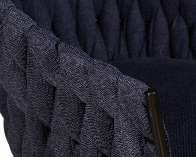 Стул обеденный DOBRIN MATILDA, синяя ткань (LAR-275-29)