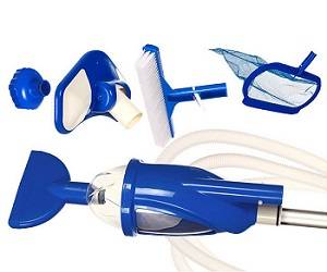 Набор для чистки бассейна от 549см (ручка 279см, сачок, пылесос, щетка, шланг)