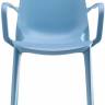 Кресло пластиковое Ginevra Go Green голубой 570х560х860 мм