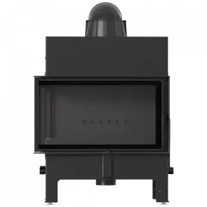 Каминная Kratki PRO FLOKI/M/L угловое стекло слева