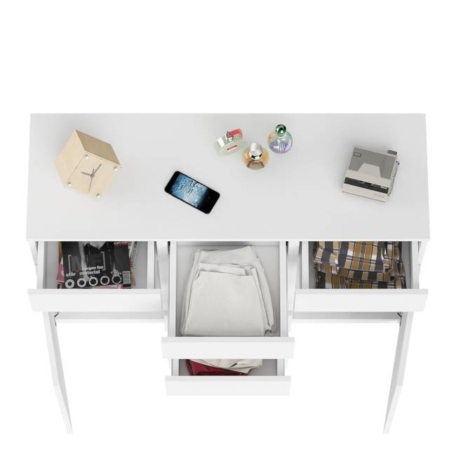 Комод с ящиками и дверками Мори МК1200.4 цвет белый