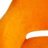 Кресло Модена/Modena хром флок , оранжевый, 18 оранжевый флок