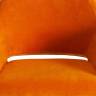 Кресло Модена/Modena хром флок , оранжевый, 18 оранжевый флок