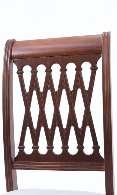 Обеденная группа Моцарт 120 со стульями Рич/ ромб бежевый, Орех