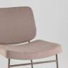 Кресло Эбигейл велюр бежевый, каркас бежево-серый