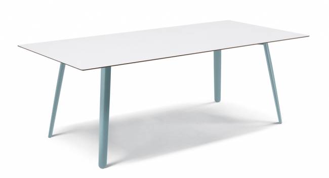 Стол ламинированный Squid голубой, белый 2090х1000х730 мм Стол ламинированный Squid голубой, белый 2090х1000х730 мм