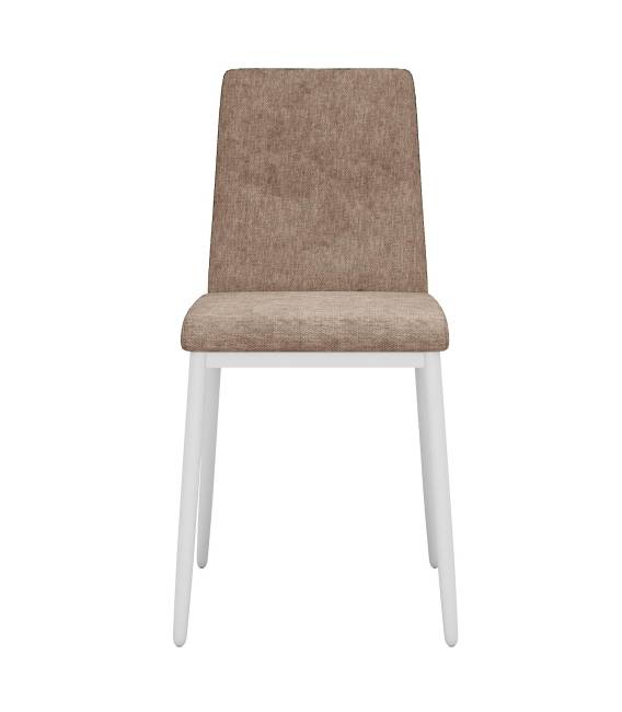 Стул DikLine 270 SB4 бежевый, ножки белые