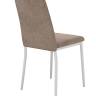 Стул DikLine 270 SB4 бежевый, ножки белые
