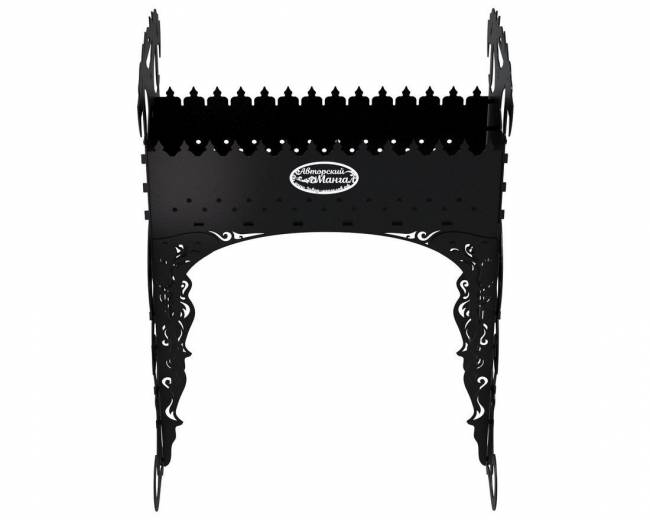 Мангал разборный "Голова Дракона", сталь AISI304, 3мм Мангал разборный "Голова Дракона", сталь AISI304, 3мм