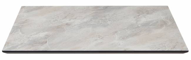 Стол ламинированный обеденный складной Tripe Maxi Folding белый, каменный 700х700х740 мм