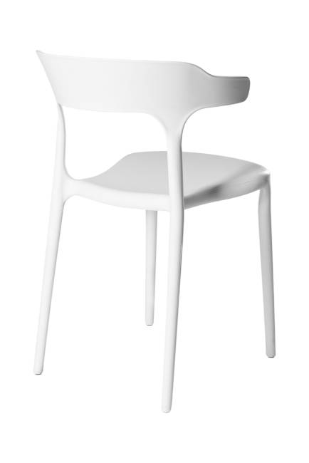 Стул Ранк, пластик белый
