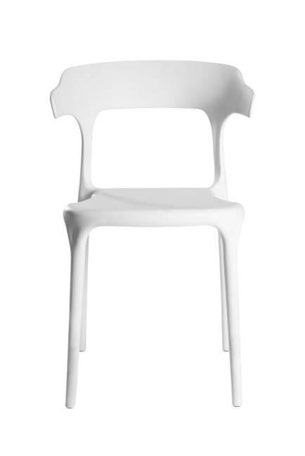 Стул Ранк, пластик белый