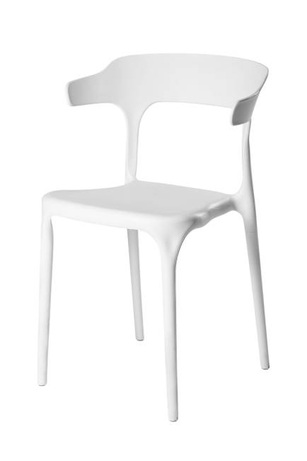 Стул Ранк, пластик белый