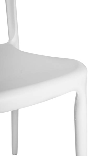 Стул Ранк, пластик белый