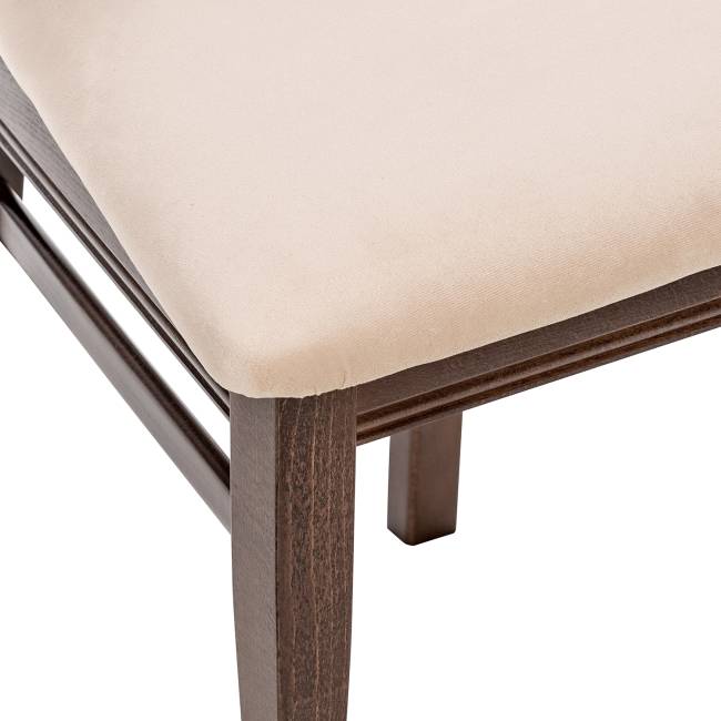 Стул Leset Милан Орех шоколадный Velutto 18 Орех шоколадный