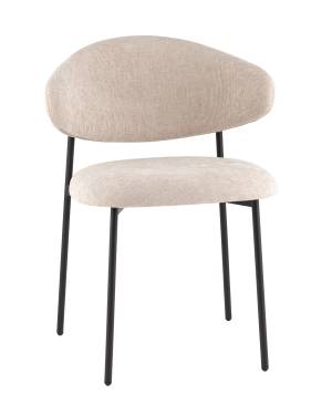 Стул Evan шенилл бежевый