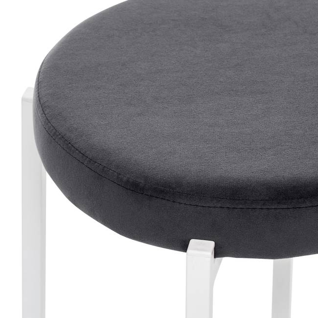 Табурет Leset Авис профиль Ultra Grafit Белый Табурет Leset Авис профиль Ultra Grafit Белый