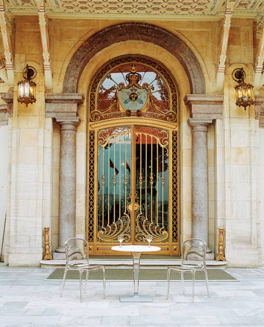 Подстолье прозрачное Ice серый 450х450х700 мм