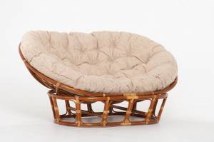 Кресло "MAMASAN" коньяк  рогожка