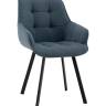 Стул Амальри велюр серо-синий