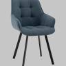 Стул Амальри велюр серо-синий