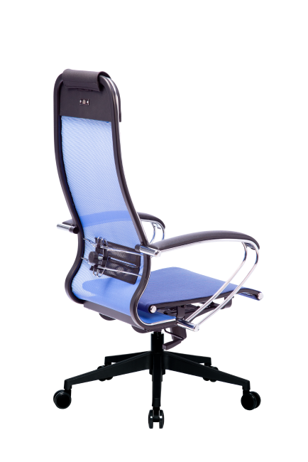 Кресло МЕТТА-4(MPRU)/подл.131/осн.002, васильковый/васильковый