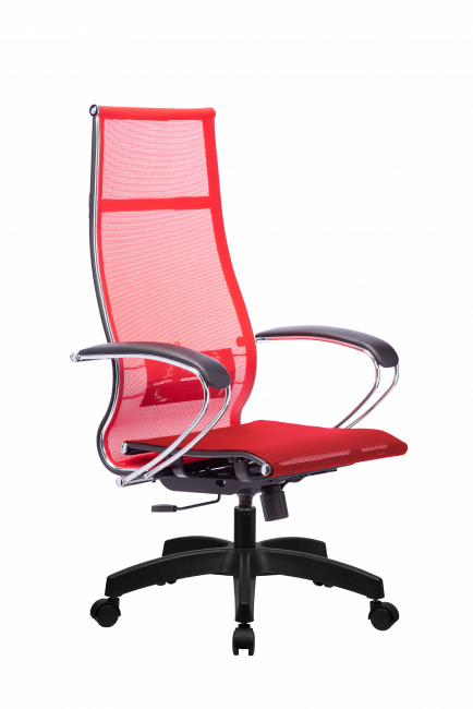 Кресло МЕТТА-7(MPRU)/подл.131/осн.001, красный/красный