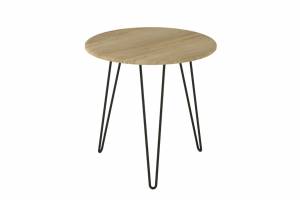 Стол журнальный "Рид 530", дуб сонома/чёрный