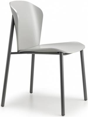 Стул деревянный Finn Metal Wood антрацит, матовый серый бук 480х530х780 мм