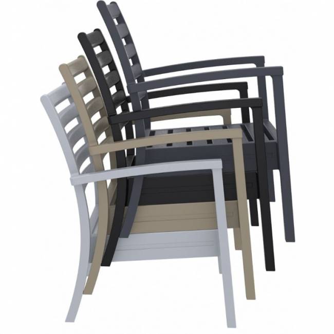 Кресло пластиковое Artemis XL белый 710х760х890 мм