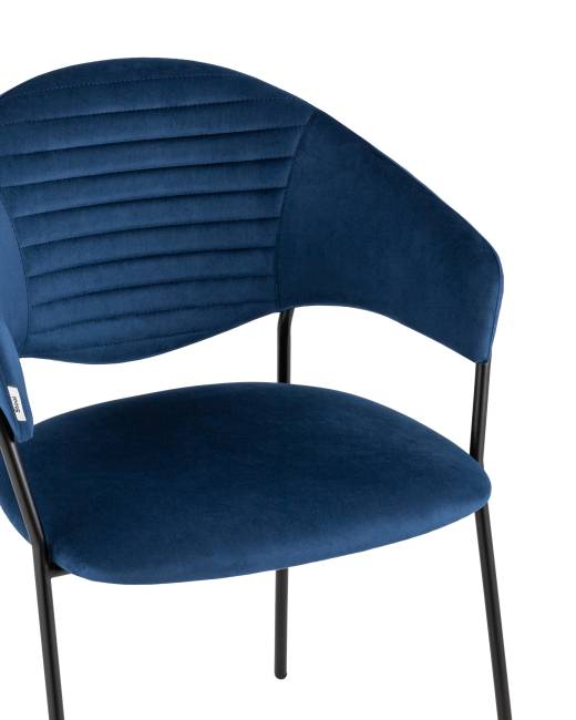 Стул Алексис велюр синий