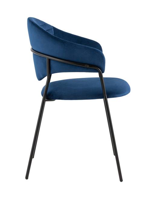 Стул Алексис велюр синий
