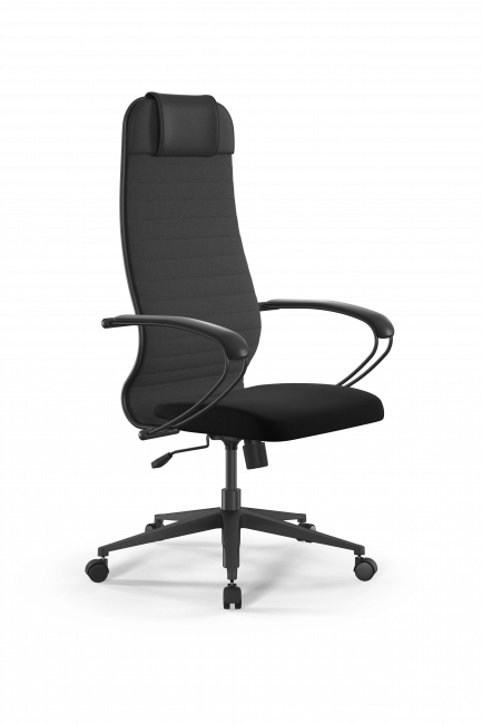 Кресло Sit 10 B1-127K - Fabric(19) /Ub02/Wh12/K1bL(M09.B11.G19.W02), темно-серый