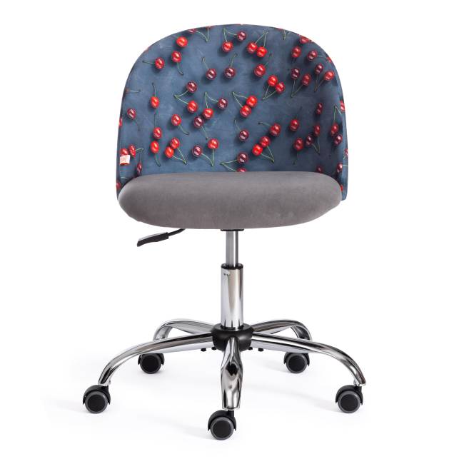 Кресло MELODY ткань/флок, серый, Botanica 08 cherry/29 серый ткань/флок Кресло MELODY ткань/флок, серый, Botanica 08 cherry/29 серый ткань/флок