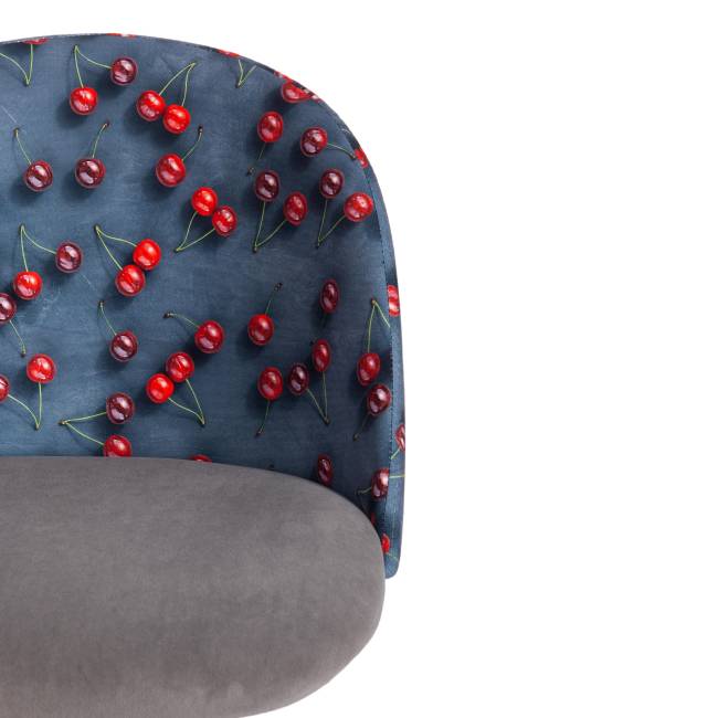 Кресло MELODY ткань/флок, серый, Botanica 08 cherry/29 серый ткань/флок Кресло MELODY ткань/флок, серый, Botanica 08 cherry/29 серый ткань/флок