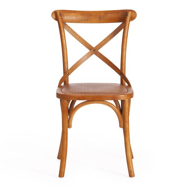 Стул CROSS (mod.CB2001) дерево вяз, 49.5*53.5*87, Груша (№3) натуральный дерево вяз